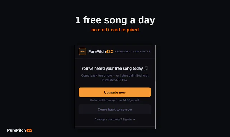 PurePitch432 screenshot 5