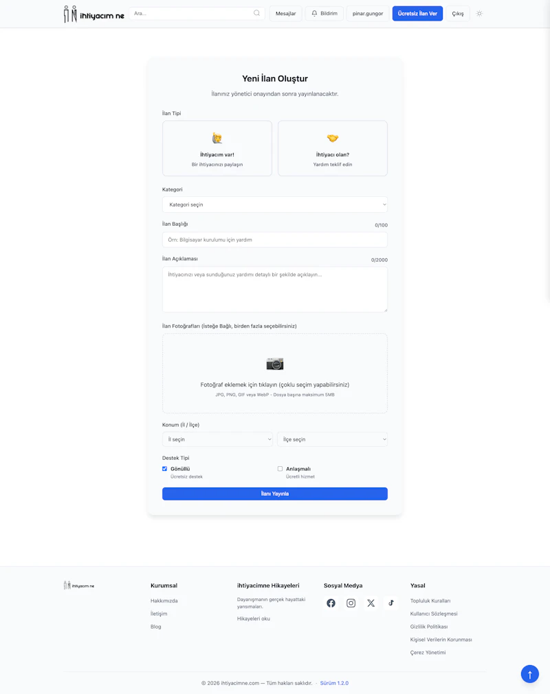 ihtiyacimne.com screenshot 5