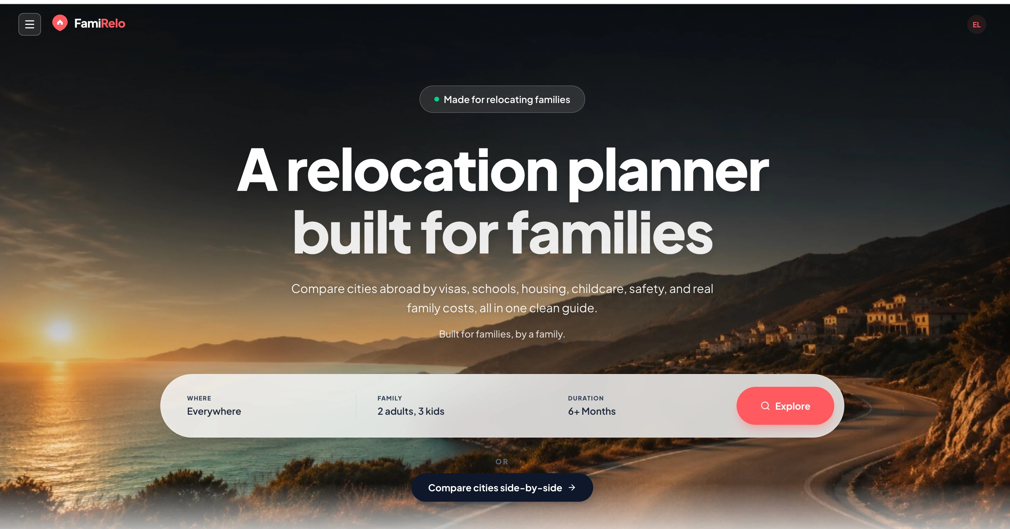 FamiRelo: Family Relocation Planner screenshot 1