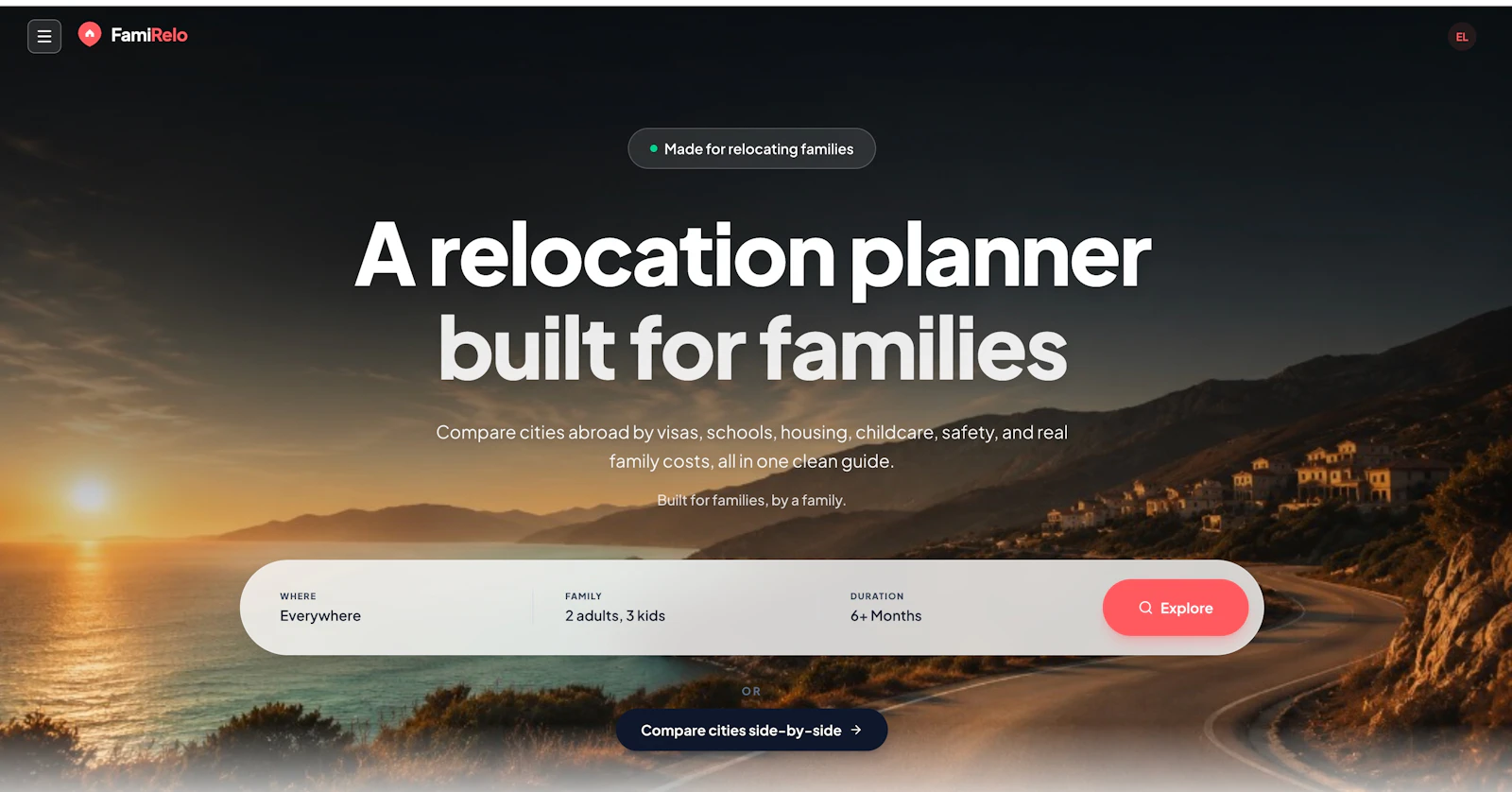 FamiRelo: Family Relocation Planner screenshot 1