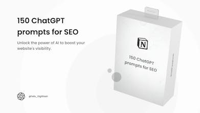 150 ChatGPT 4.0 SEO Prompts gallery image