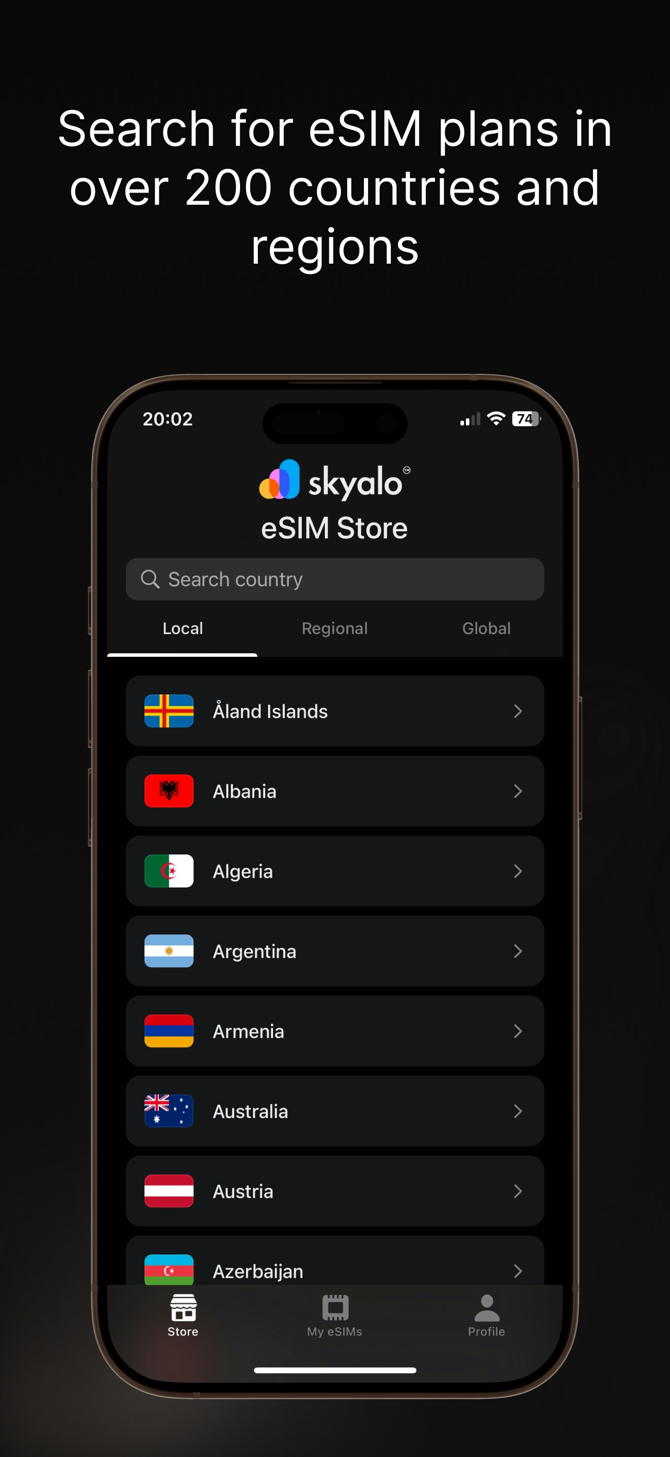 Skyalo - Seyahat İçin Global ESIM media 1
