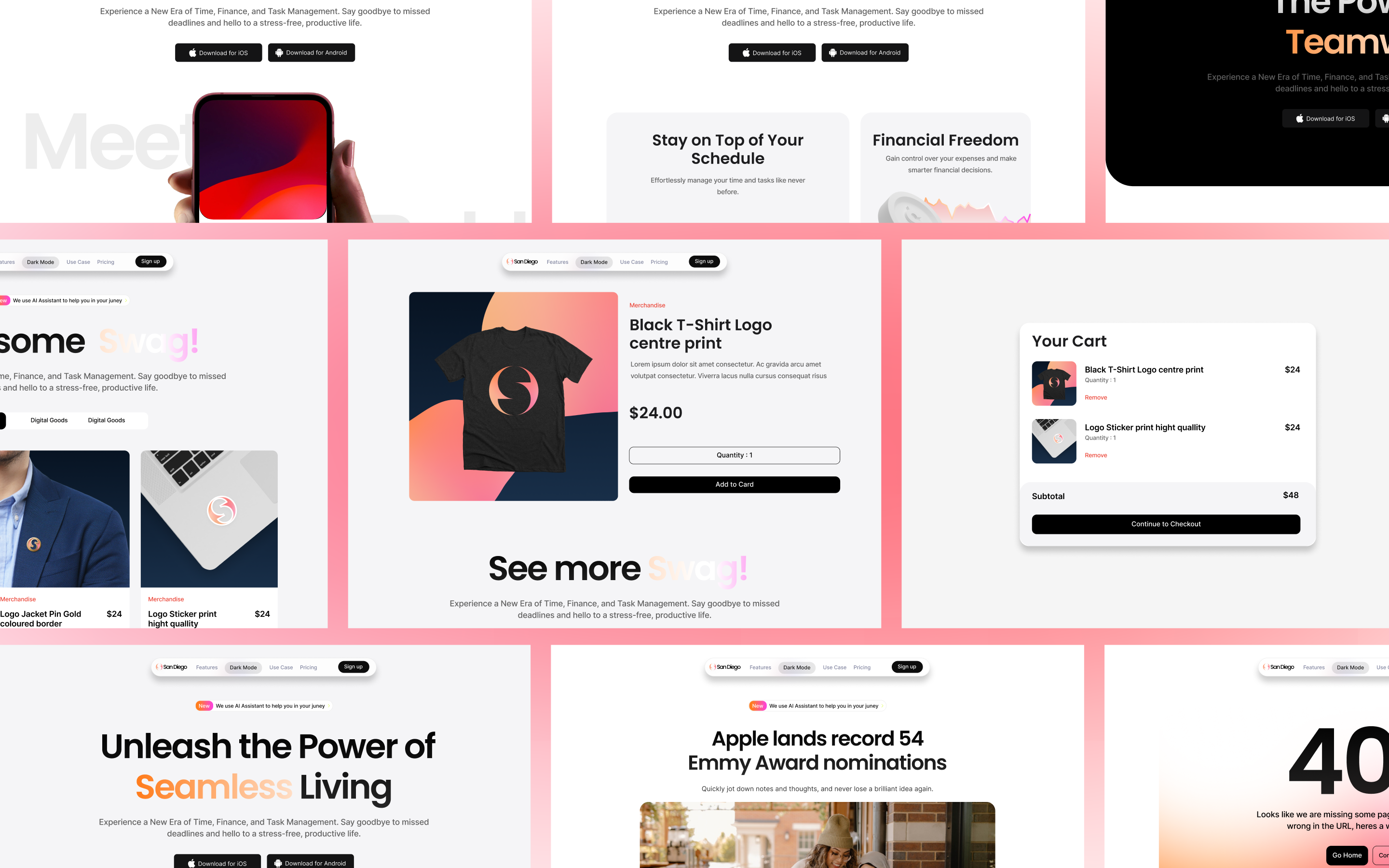 San Diego - SaaS - Premium Webflow SaaS şablonu medya 6