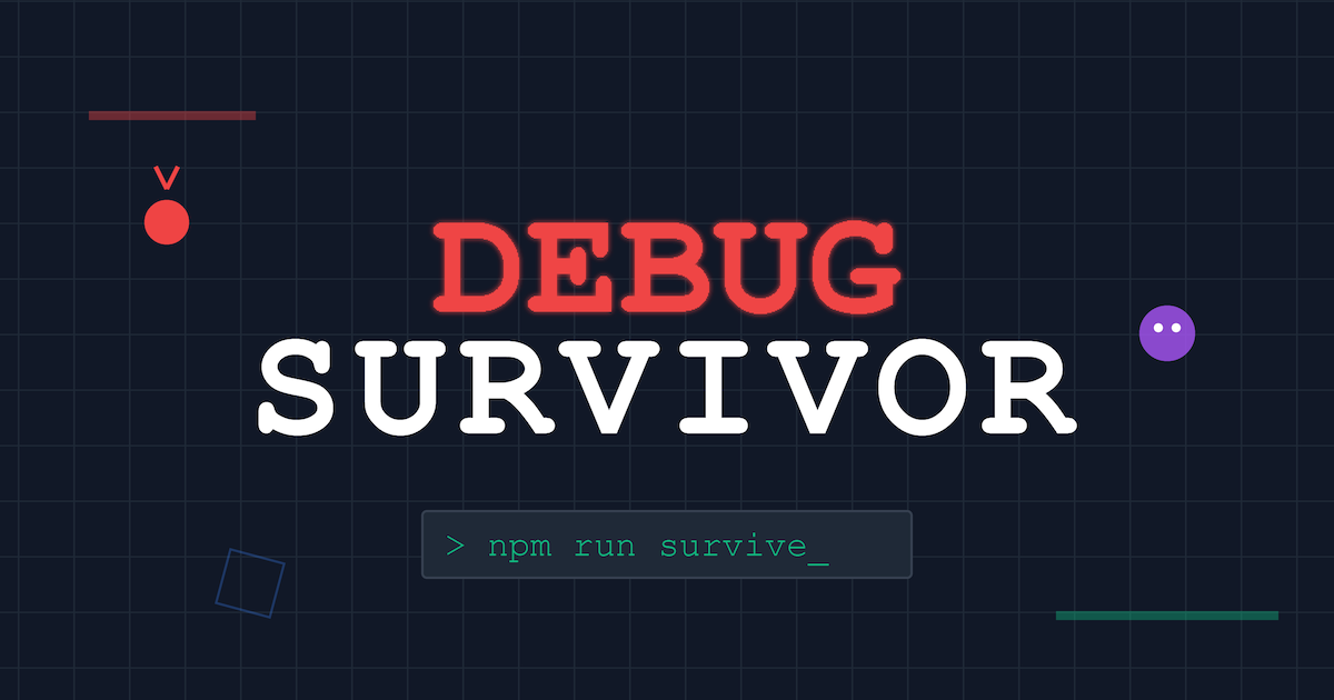 Debug Survivor - Main product screenshot demonstrating key features and user interface