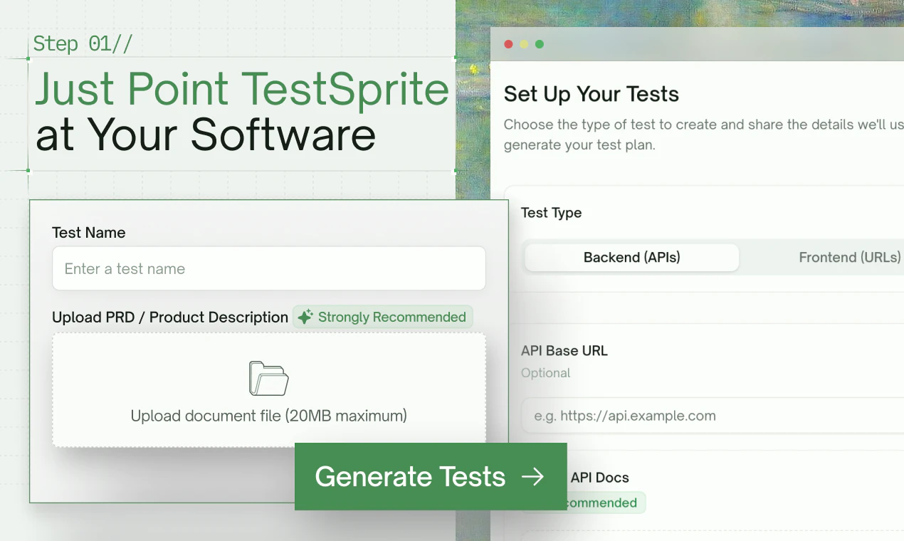 TestSprite 3.0 screenshot 3