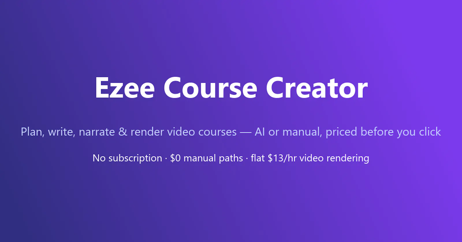 Ezee Course Creator screenshot 1