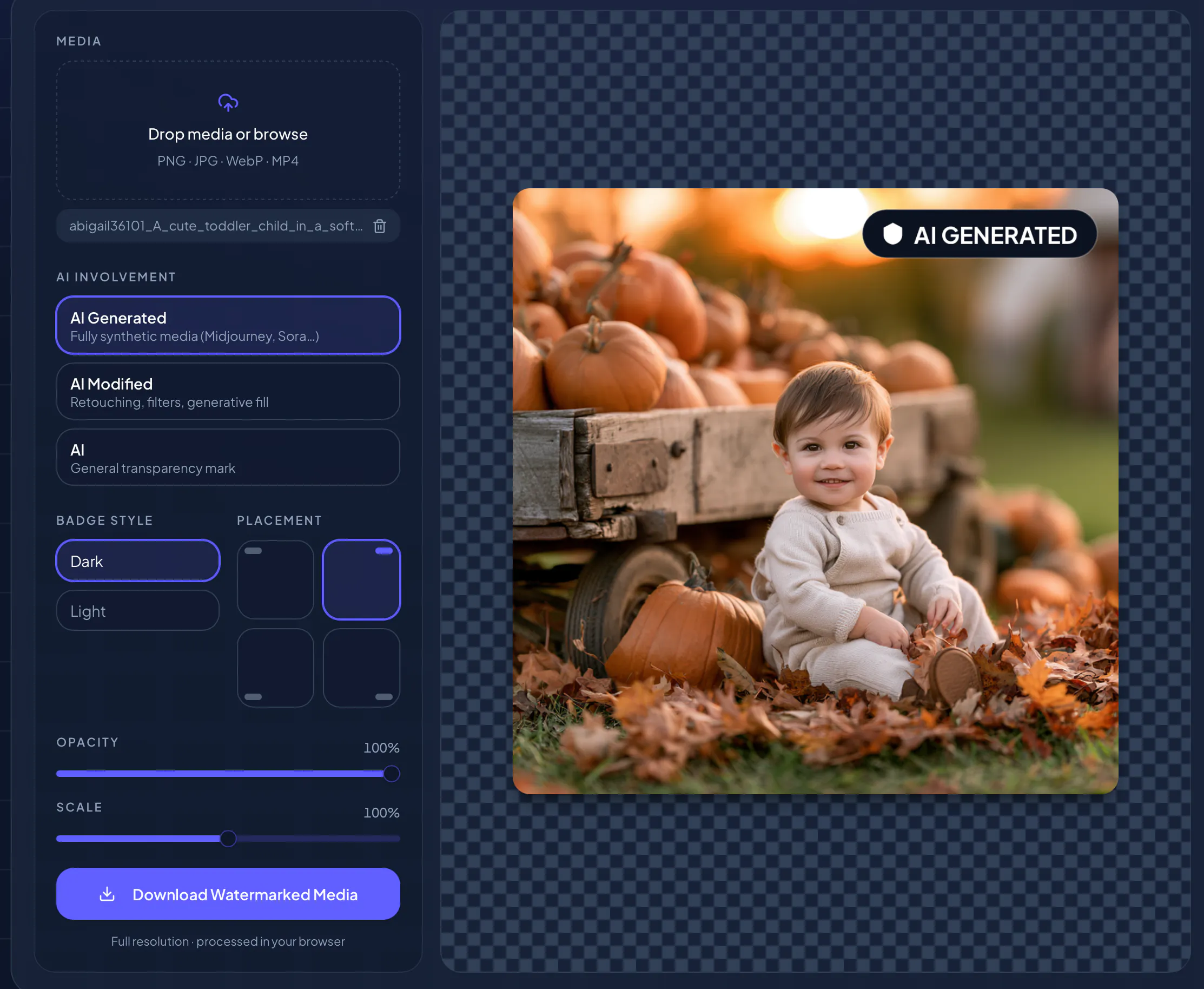 AI Stamp: Trust Badges for AI Content gallery image