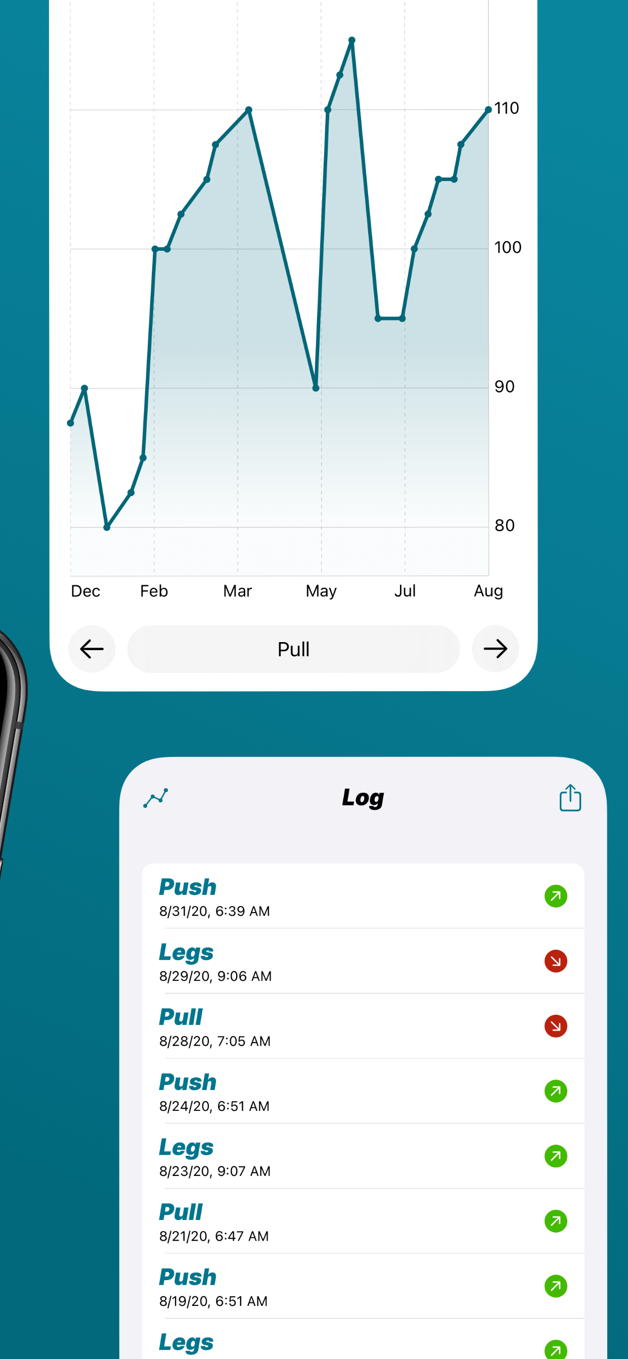 Fortschritt: Werden Sie stark - Intuitive Workout -App für Gewichtsleben, um stärker zu werden Medien 3