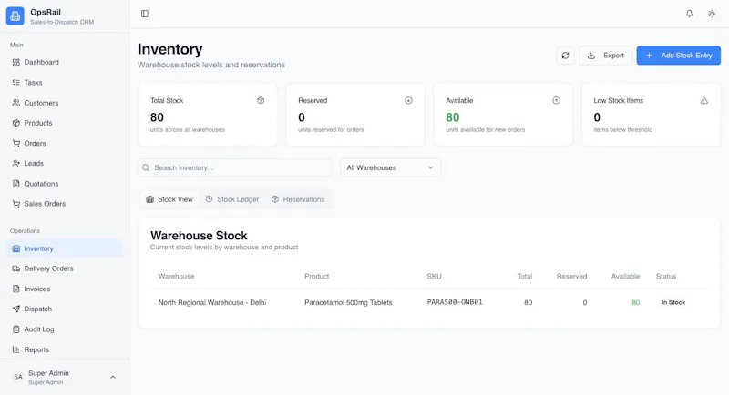 OpsRail screenshot 4