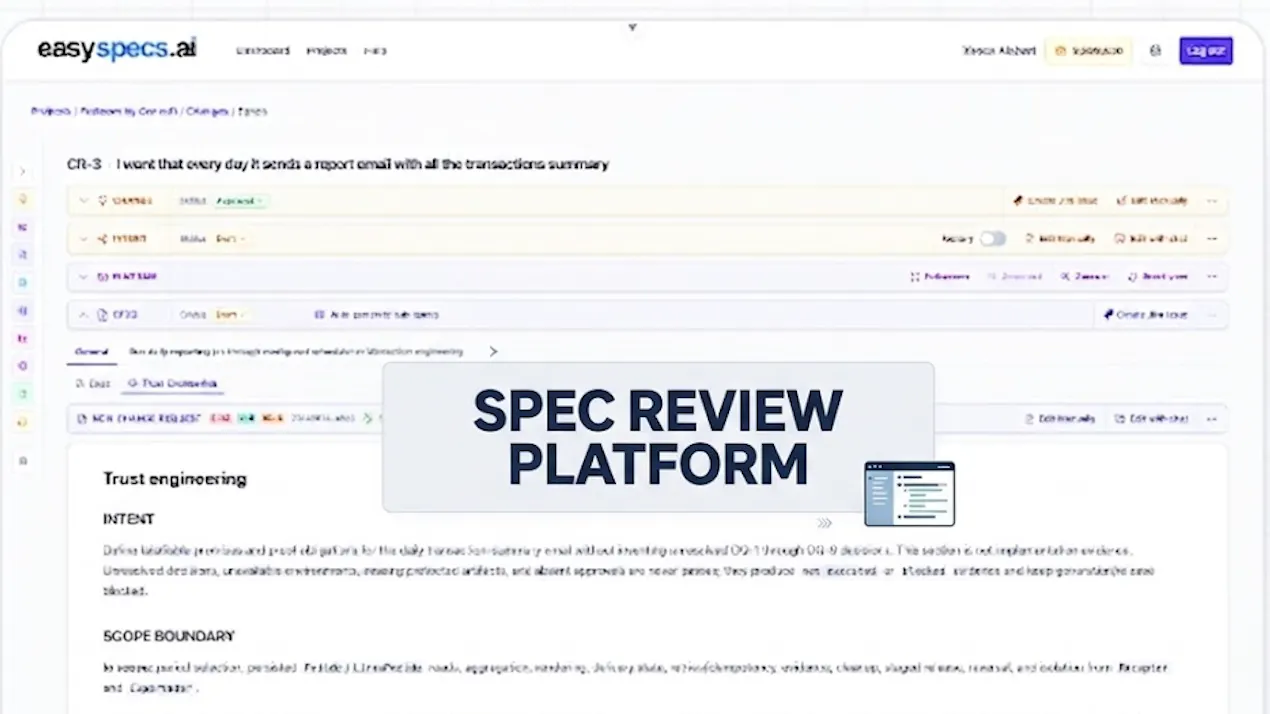 easyspecs.ai product