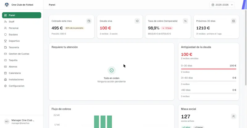 OneClub screenshot 1