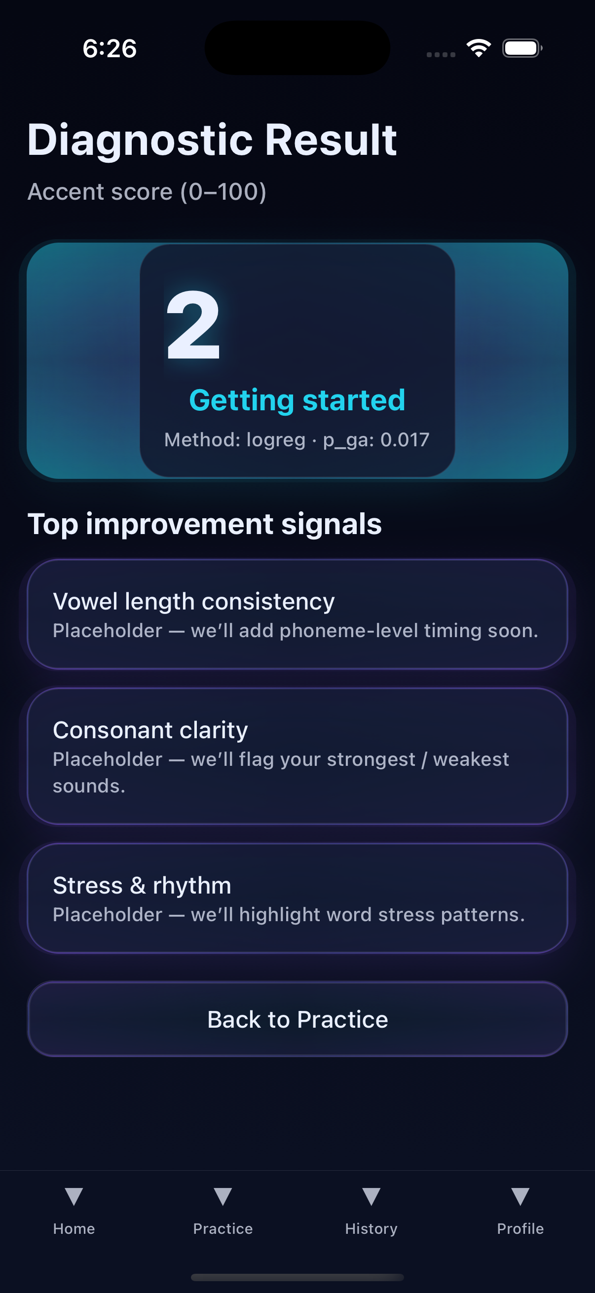 Clear Accent - Early Access Waitlist - Screenshot 4 showing product features and functionality