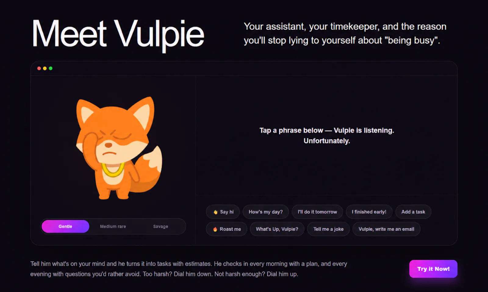 Vulpie.AI screenshot 2