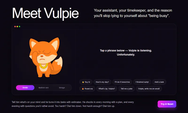 Vulpie.AI screenshot 2