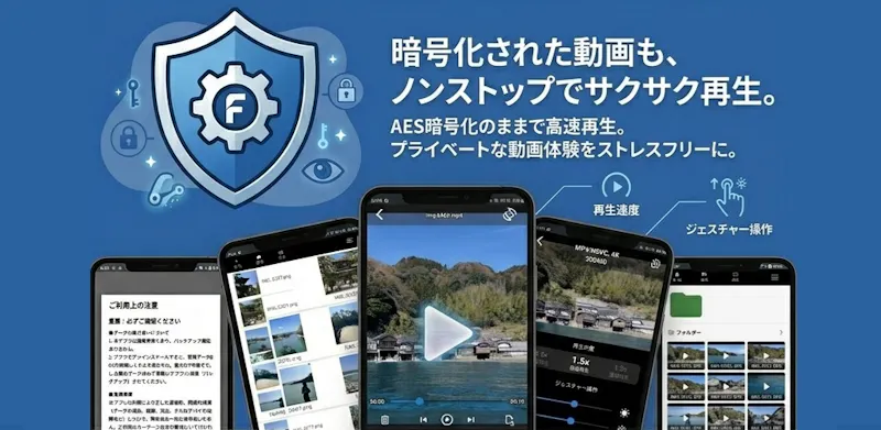 Encrypted Video Player Mamoru screenshot 2
