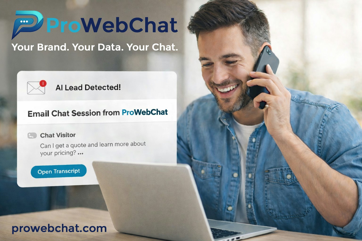 Professional AI Chat For Your Websites - Main product screenshot demonstrating key features and user interface