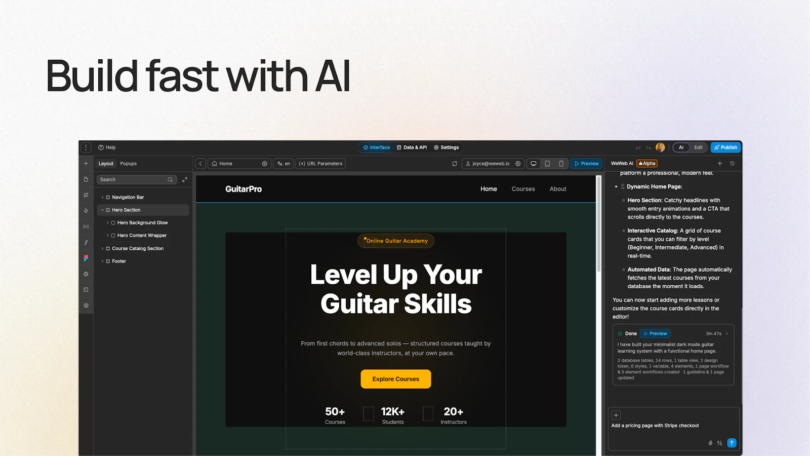 WeWeb 3.0 screenshot 2