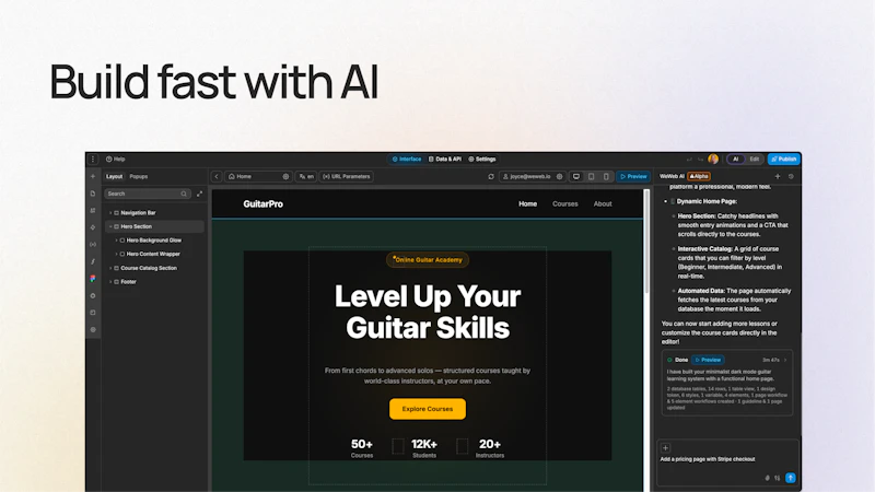 WeWeb 3.0 screenshot 2