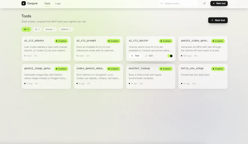Conjure screenshot 1