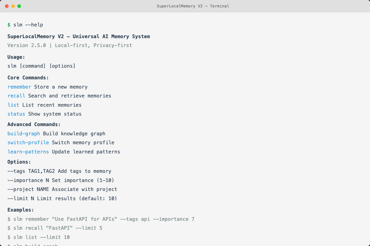 SuperLocalMemory V2 gallery image