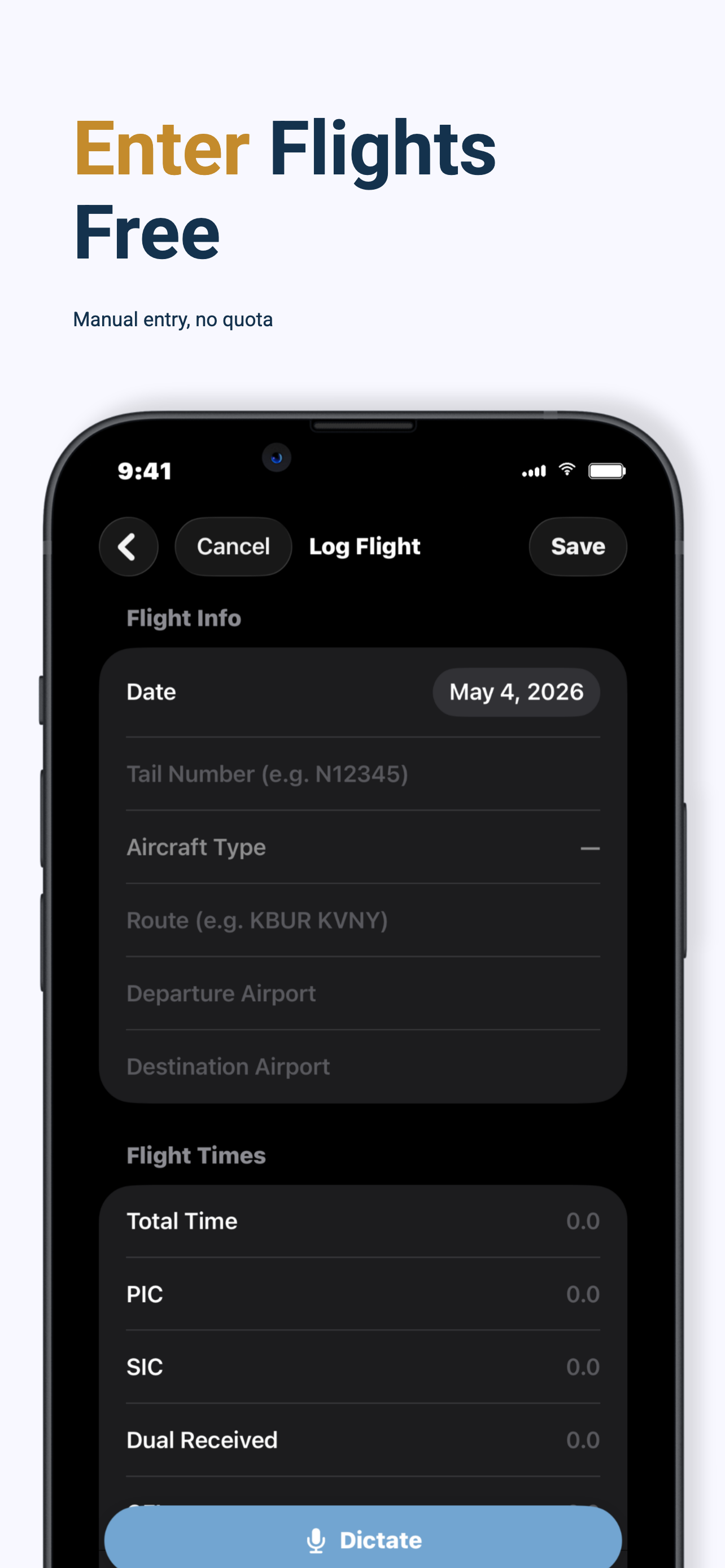 DaPilot: AI Logbook for Pilots gallery image