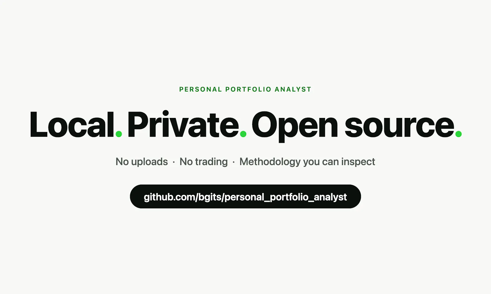 Personal Portfolio Analyst screenshot 7
