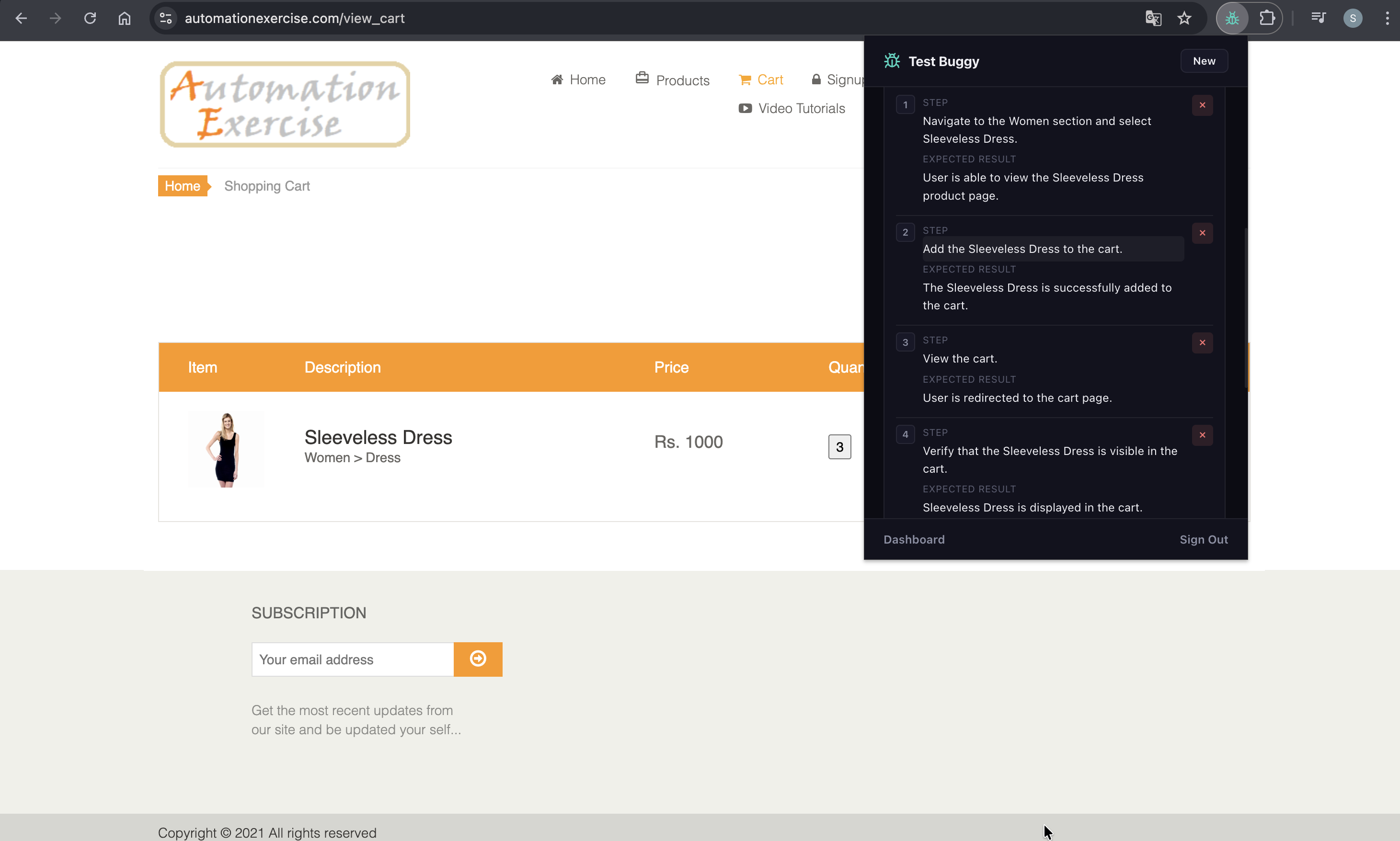 Test Buggy gallery image