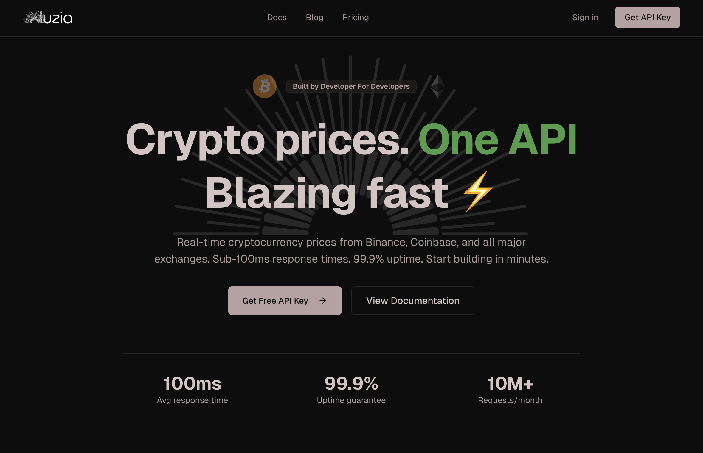Luzia Crypto API gallery image