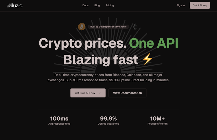 Luzia Crypto API