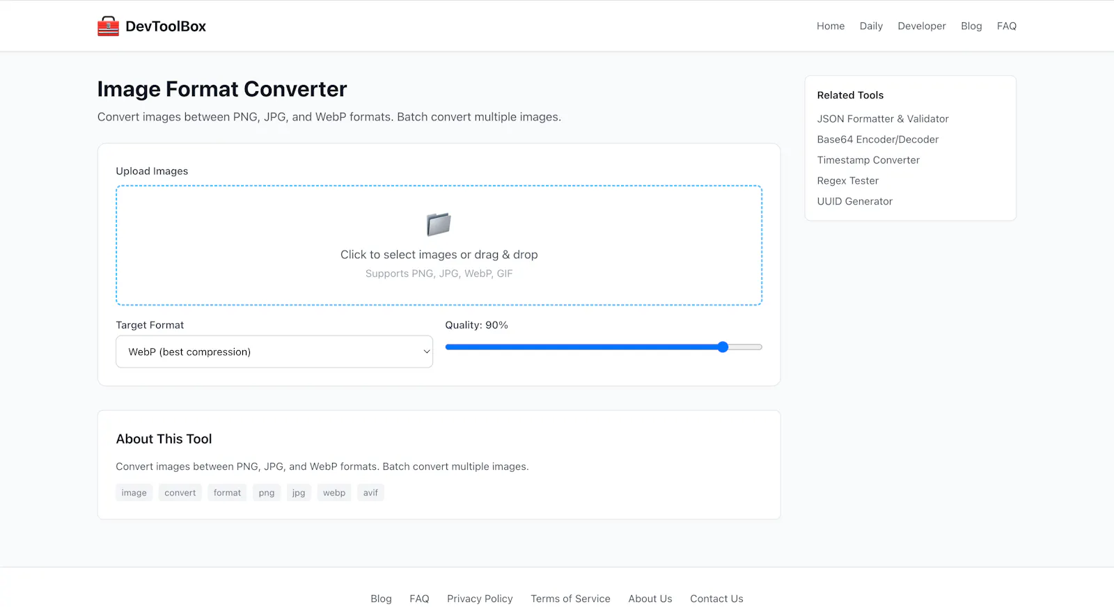 DevToolBox screenshot 1