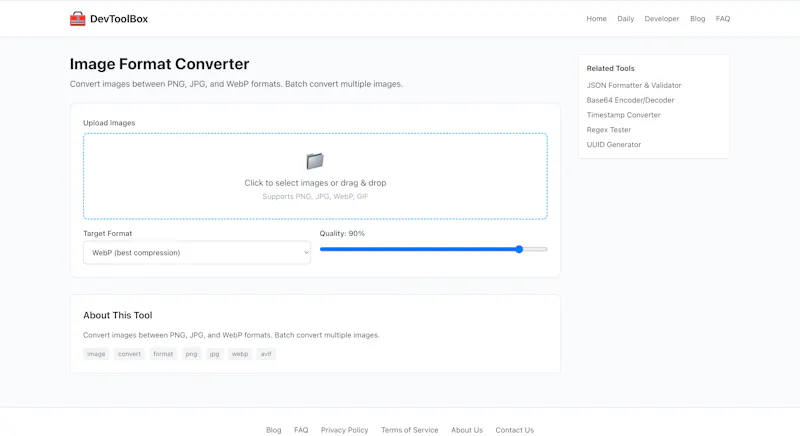 DevToolBox screenshot 1