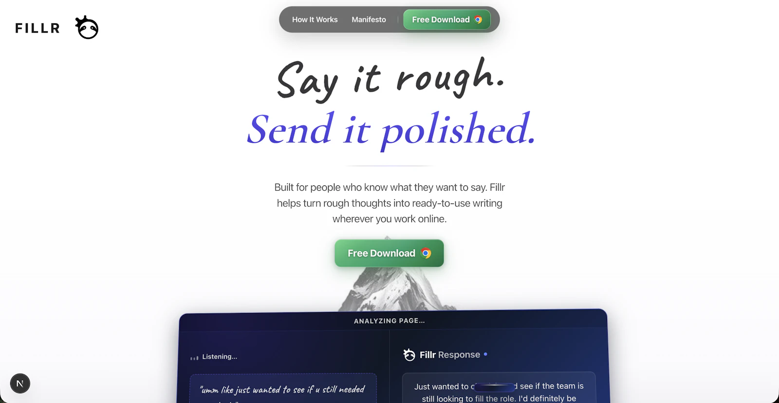 Fillr screenshot 1