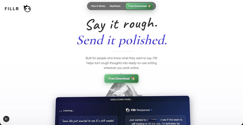 Fillr screenshot 1
