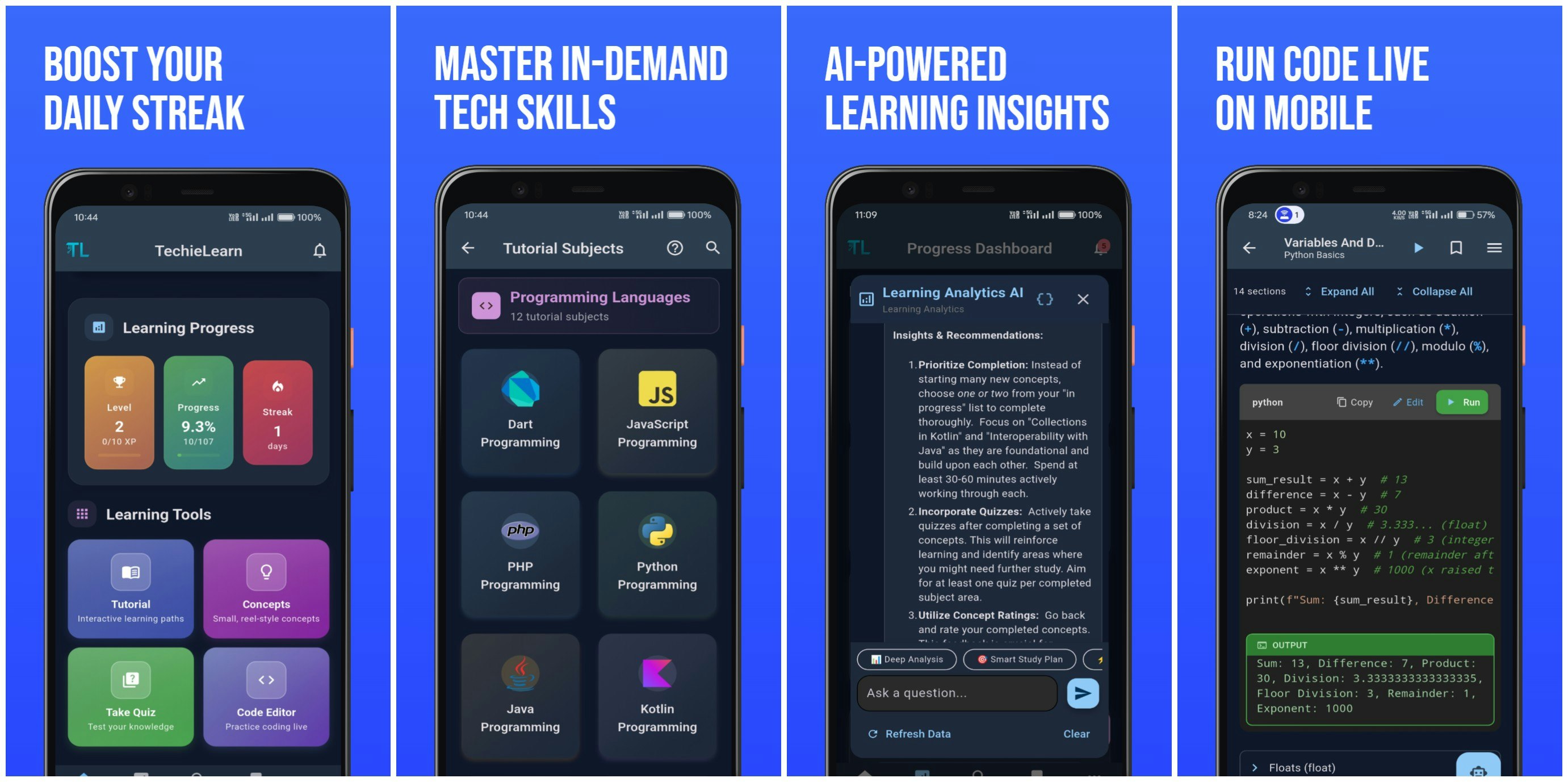 TechieLearns — AI Learning Platform gallery image
