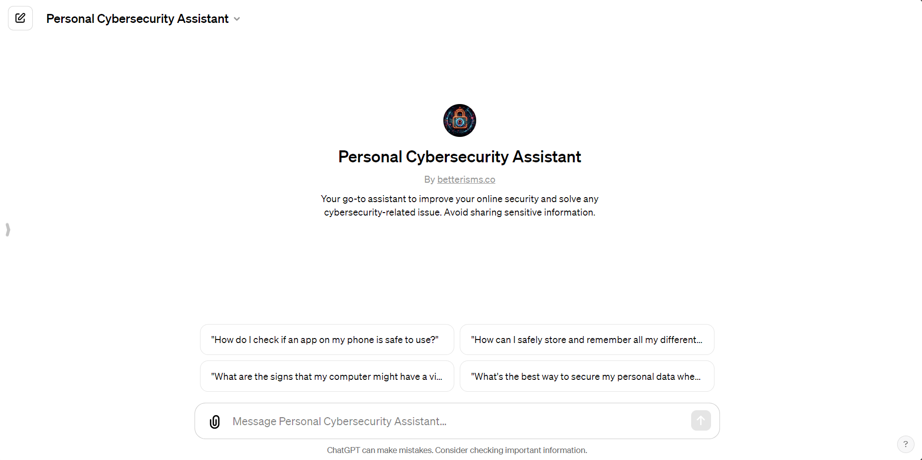 Personal Cybersecurity Assistant media 2