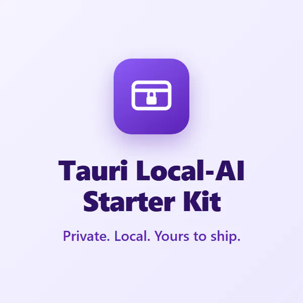 Tauri Local-AI Starter Kit logo