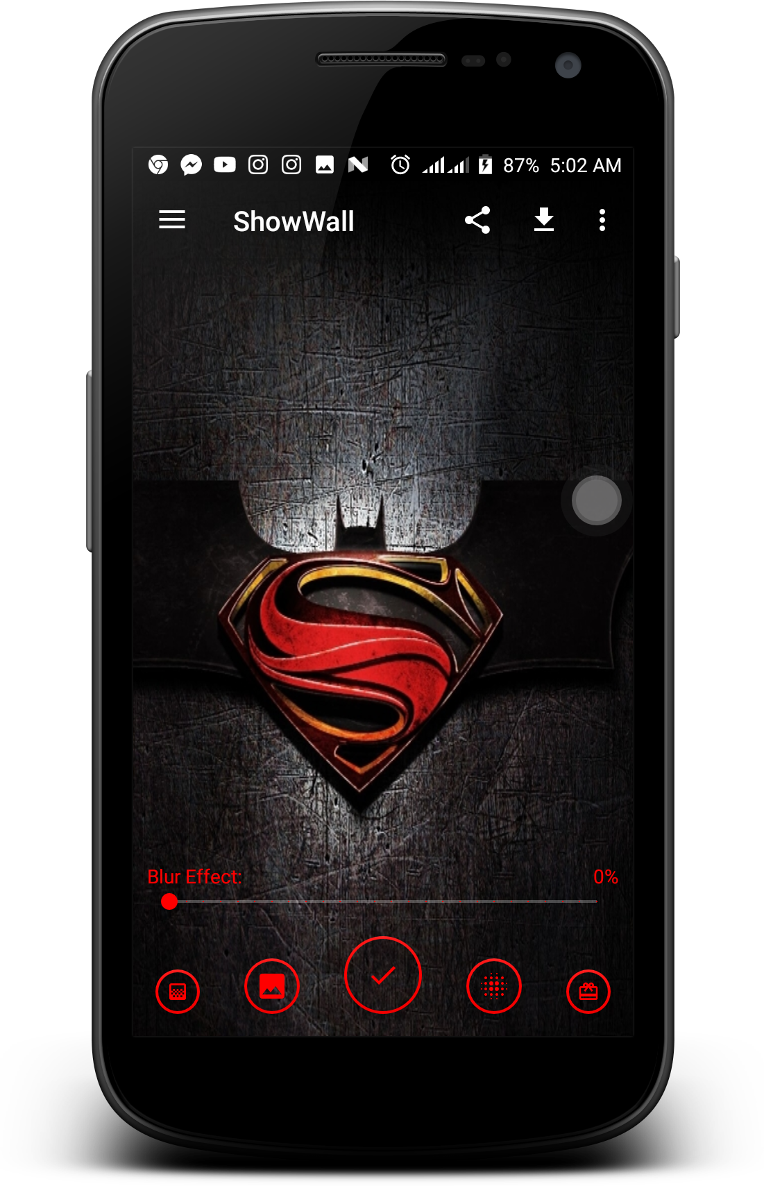 SuperHeroes Wallpaper: Blur it and Black&White it gallery image