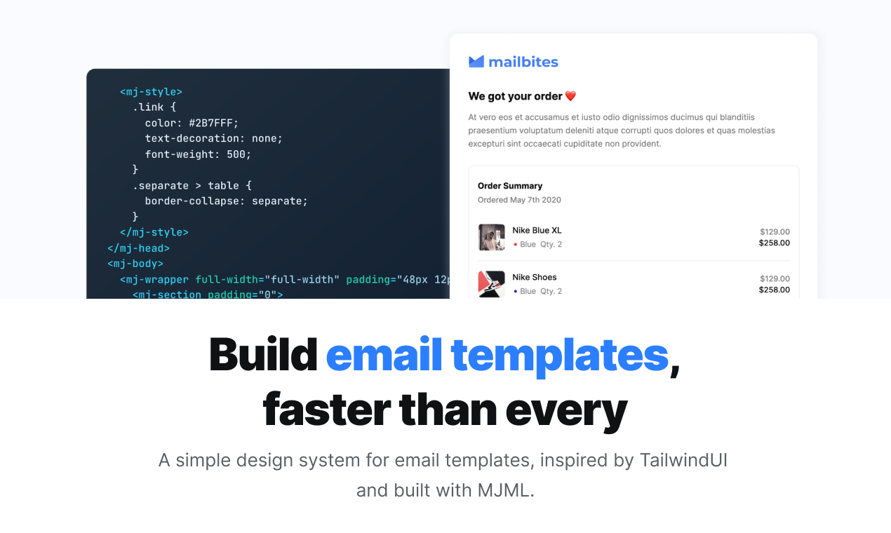 startuptile Mailbites-Build email templates faster than ever