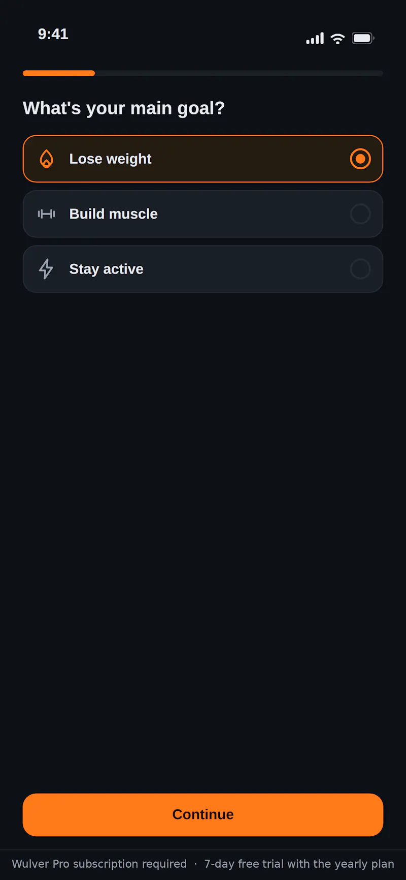Wulver: Daily Workout Streaks screenshot 1