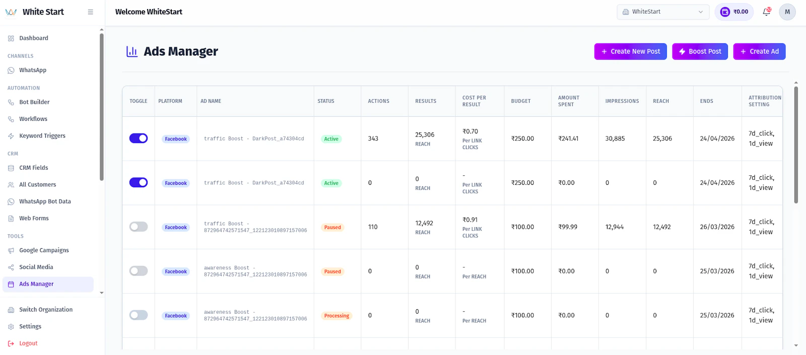 WhiteStart screenshot 10