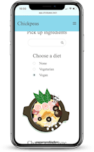 Chickpeas Responsive App gallery image