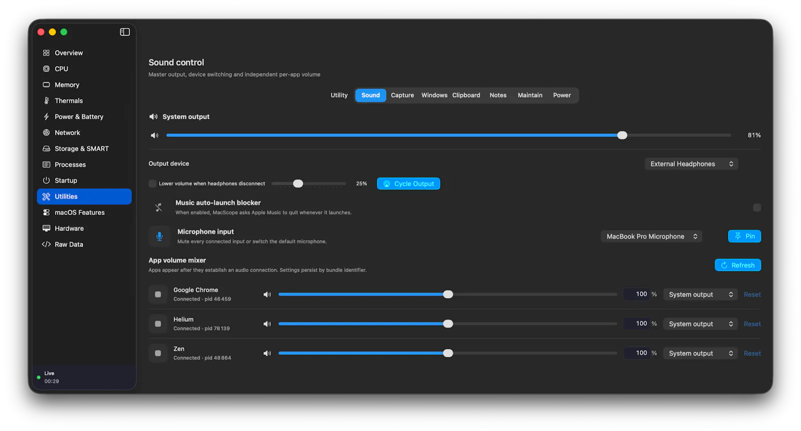 MacScope screenshot 2