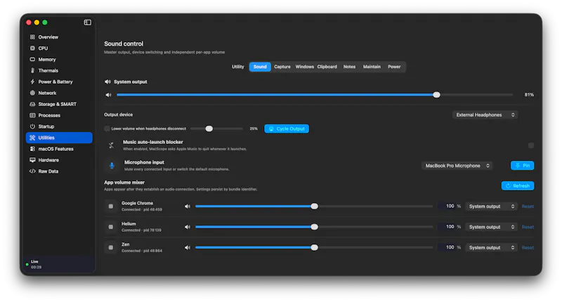 MacScope screenshot 2