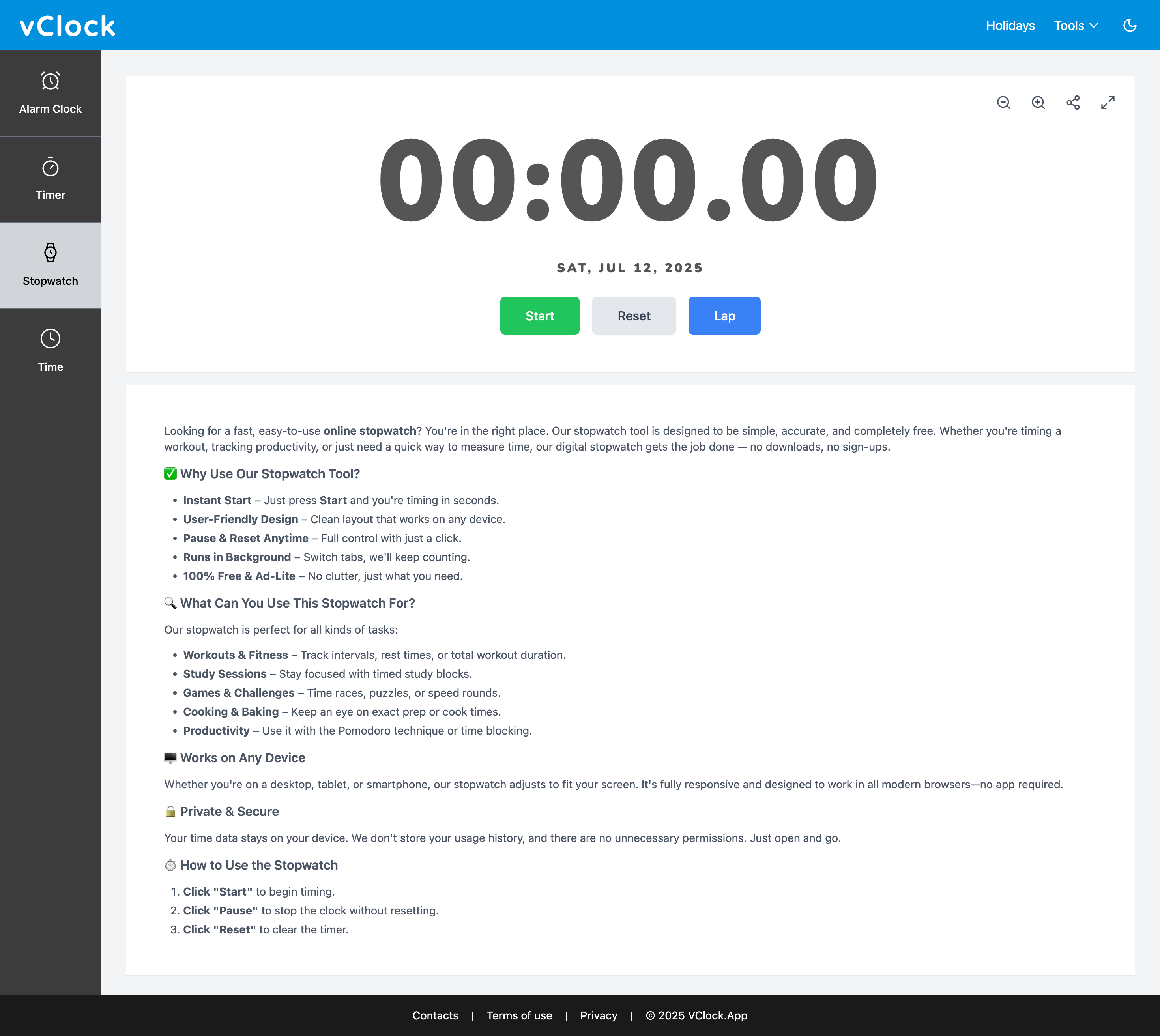 Vclock - Establezca alarmas gratis |Vclock media 3