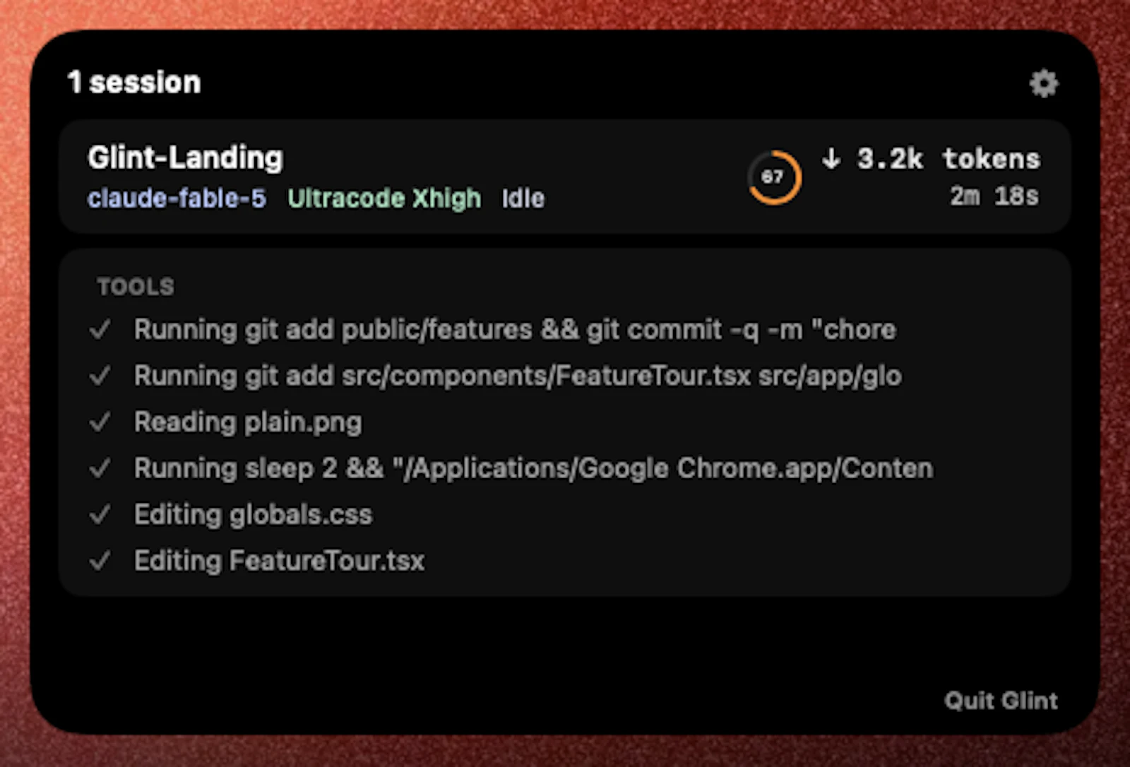 Glint screenshot 3