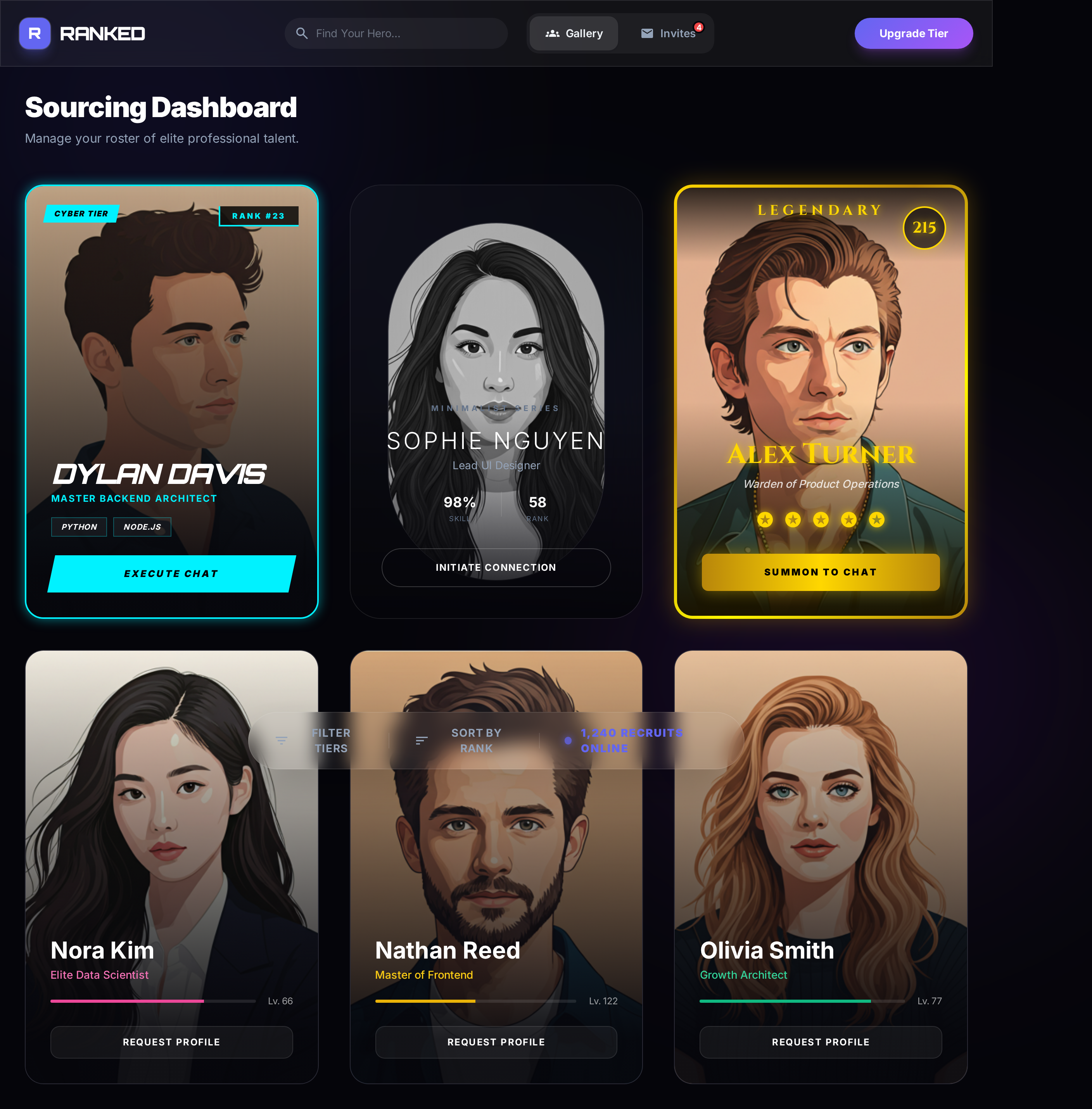 RANKED - Screenshot 2 showing product features and functionality