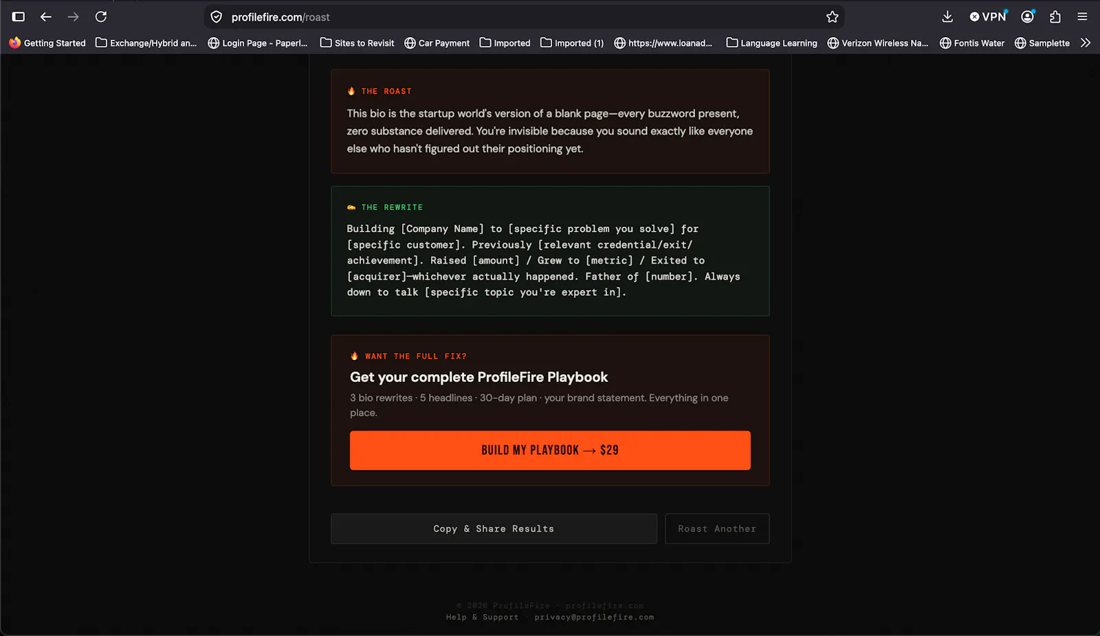 ProfileFire screenshot 5