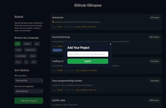 Github Glimpse gallery image
