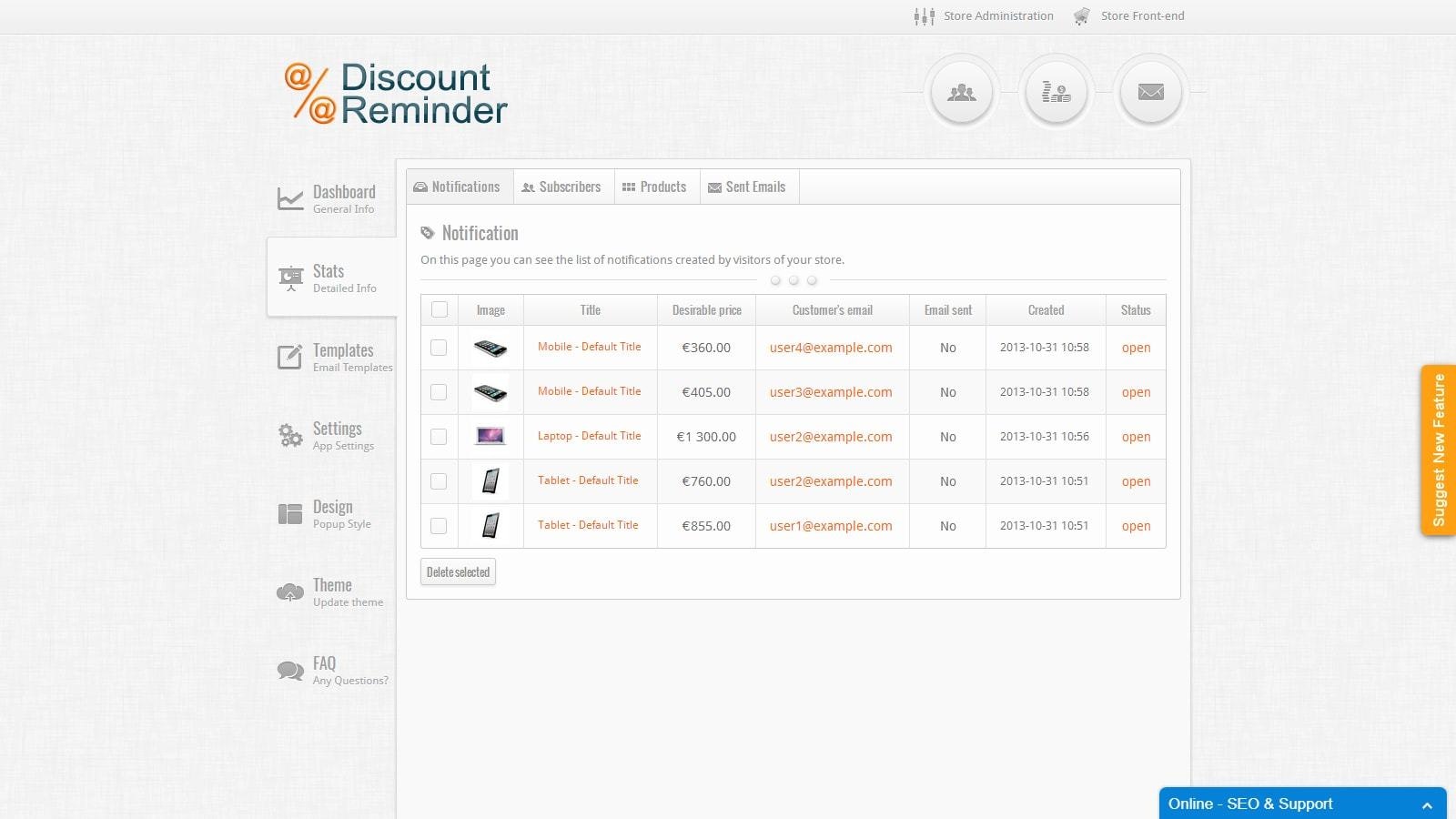 Discount Reminder gallery image