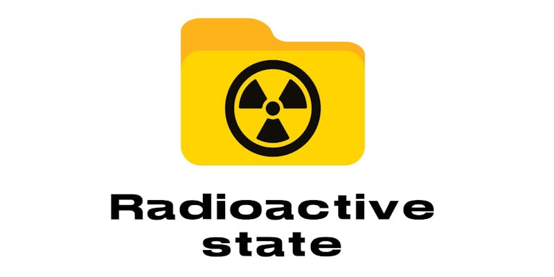 radioactive-state media 1